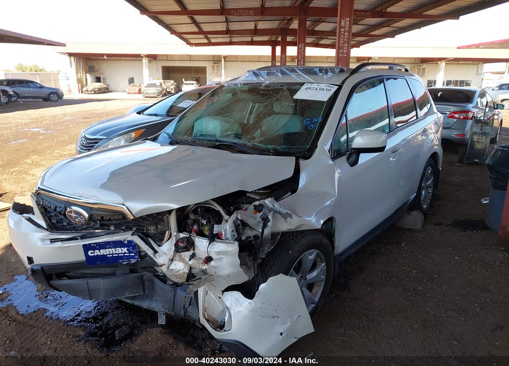 2015 SUBARU FORESTER 2.5I PREMIUM VIN: JF2SJADC3FH596796