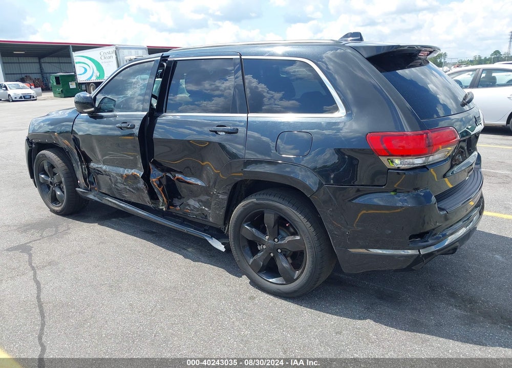 2015 JEEP GRAND CHEROKEE HIGH ALTITUDE VIN: 1C4RJECG4FC160691