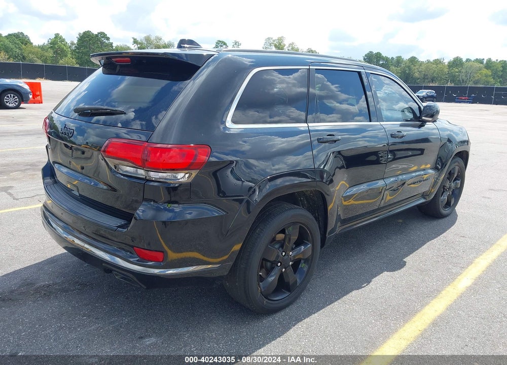 2015 JEEP GRAND CHEROKEE HIGH ALTITUDE VIN: 1C4RJECG4FC160691