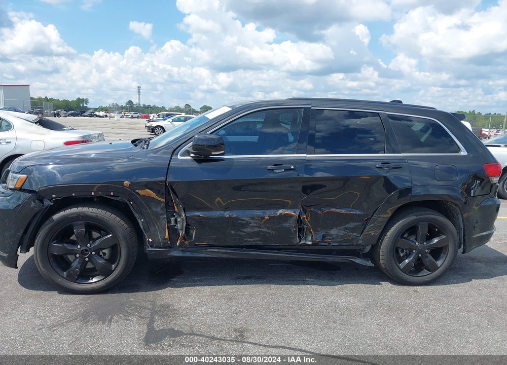 2015 JEEP GRAND CHEROKEE HIGH ALTITUDE VIN: 1C4RJECG4FC160691