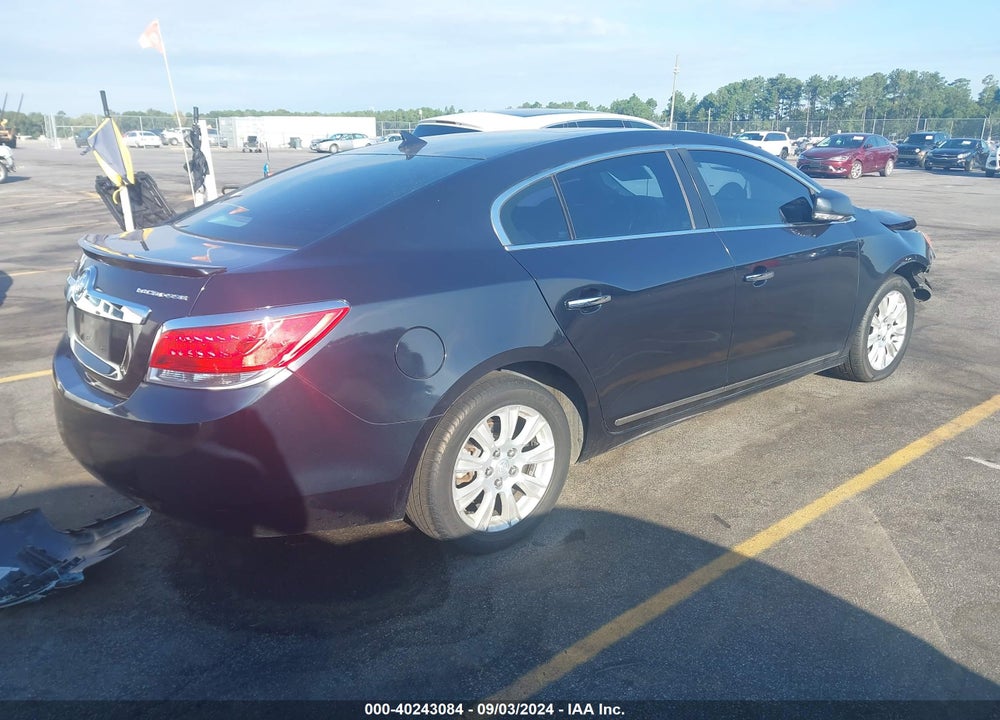 2012 BUICK LACROSSE LEATHER GROUP VIN: 1G4GC5ER5CF333883