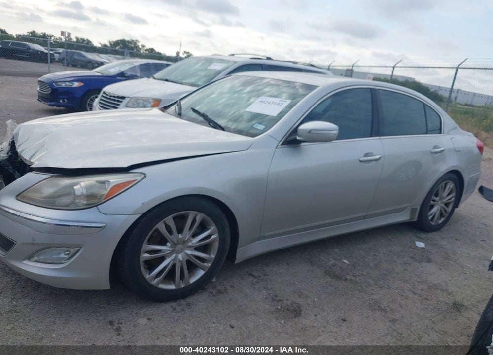 2012 HYUNDAI GENESIS VIN: KMHGC4DD6CU186517