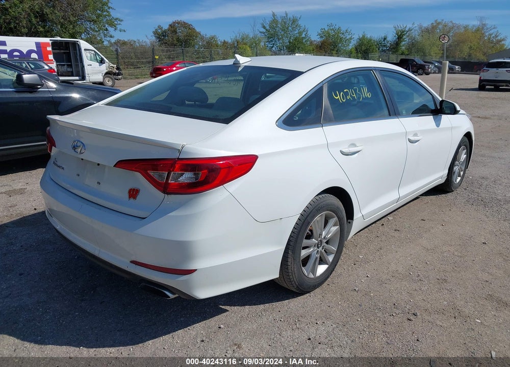 2016 HYUNDAI SONATA SE VIN: 5NPE24AF5GH264077