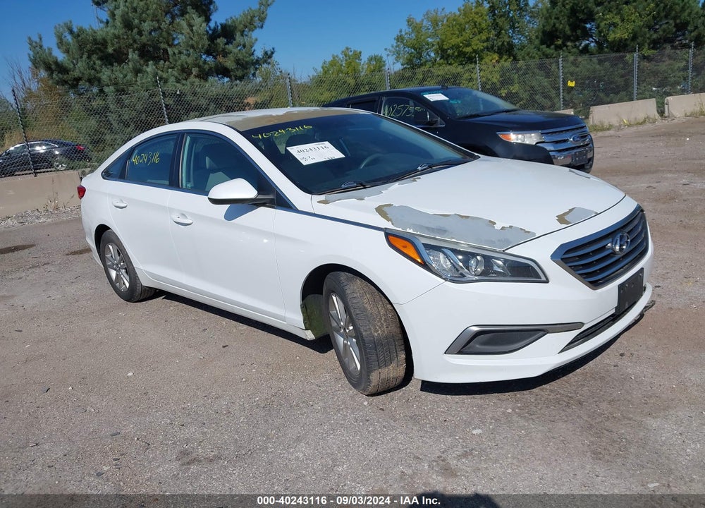 2016 HYUNDAI SONATA SE VIN: 5NPE24AF5GH264077