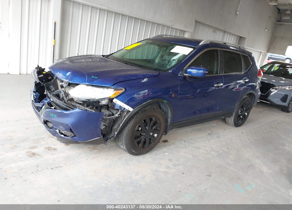 2017 NISSAN ROGUE S VIN: KNMAT2MT6HP524137