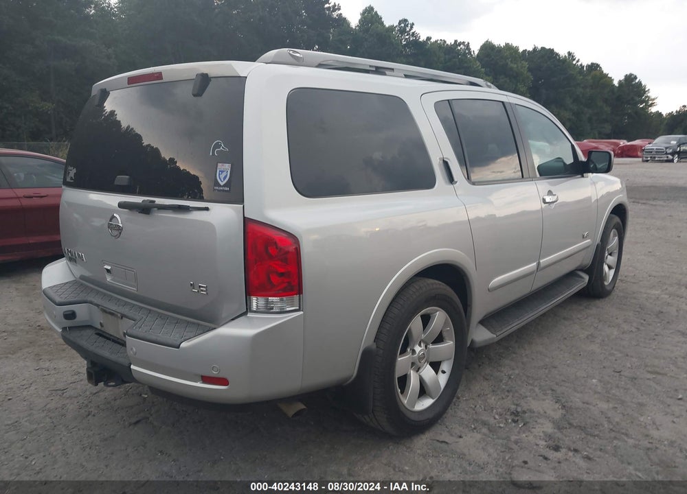 2008 NISSAN ARMADA LE VIN: 5N1AA08C08N626321