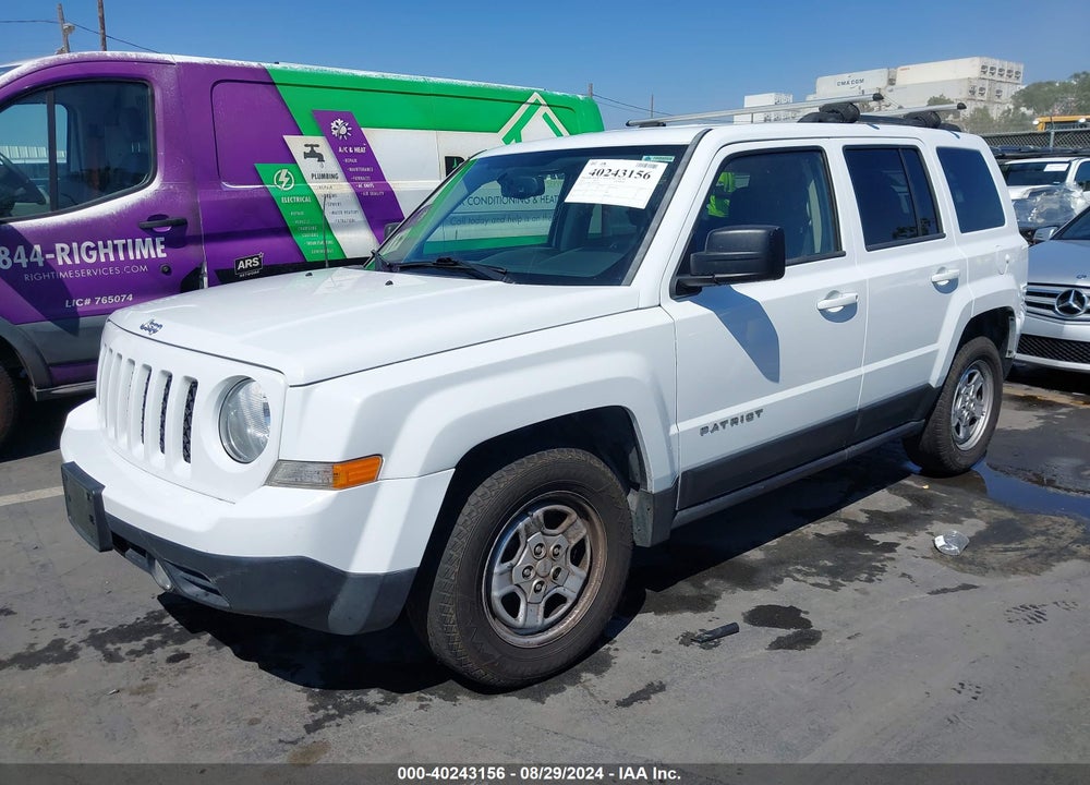 2016 JEEP PATRIOT SPORT VIN: 1C4NJPBA9GD567926
