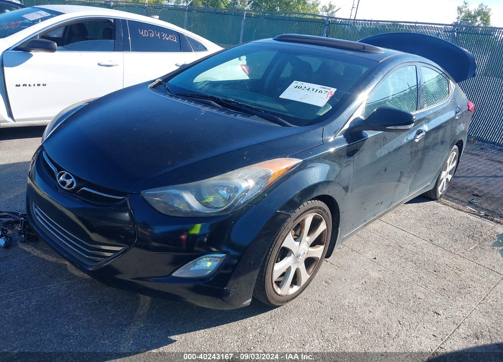 2013 HYUNDAI ELANTRA LIMITED VIN: 5NPDH4AE9DH298598
