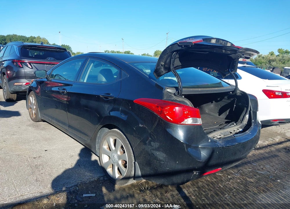 2013 HYUNDAI ELANTRA LIMITED VIN: 5NPDH4AE9DH298598