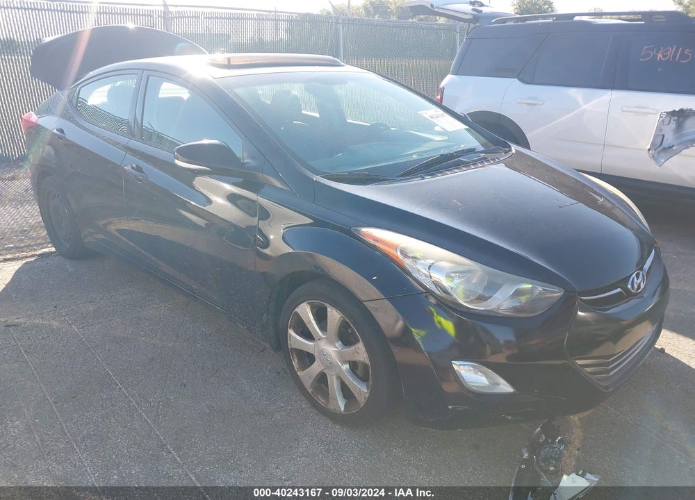 2013 HYUNDAI ELANTRA LIMITED VIN: 5NPDH4AE9DH298598