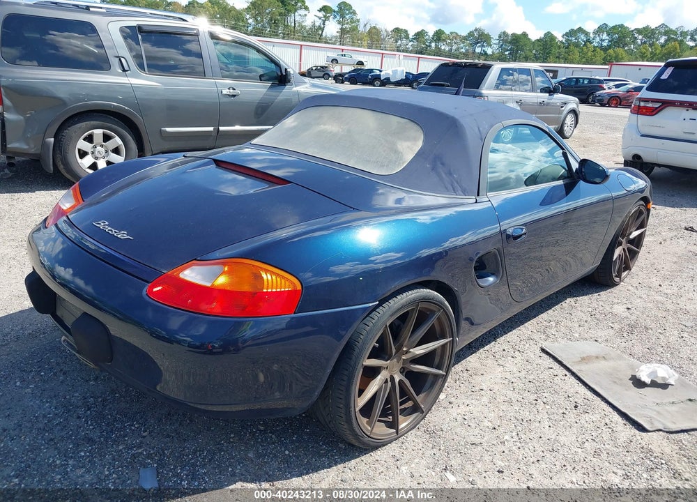 2000 PORSCHE BOXSTER VIN: WP0CA2981YU621184