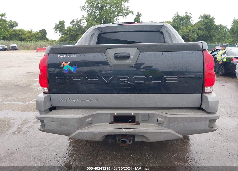 2002 CHEVROLET AVALANCHE 1500 VIN: 3GNEK13T92G113088
