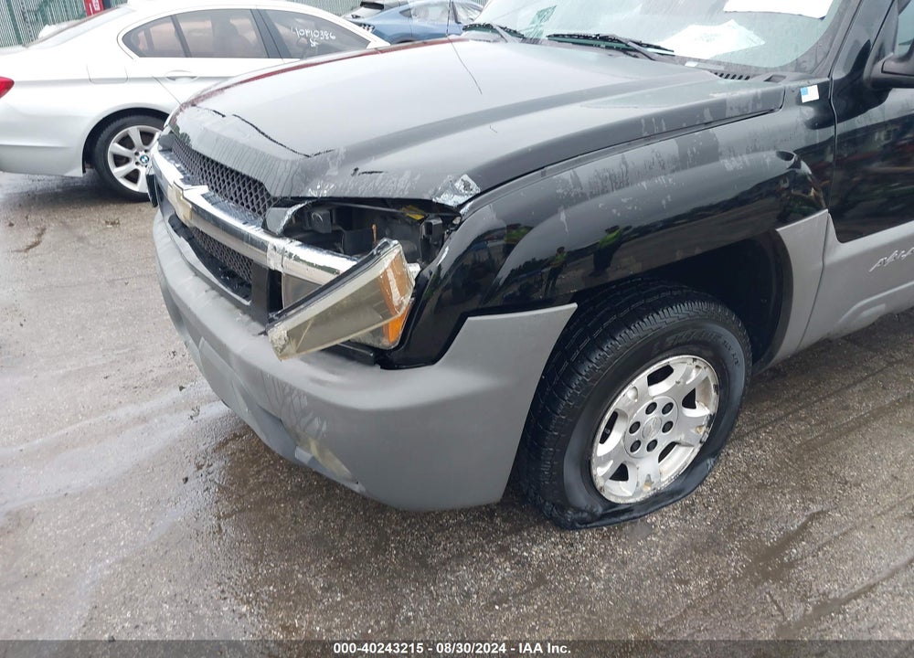 2002 CHEVROLET AVALANCHE 1500 VIN: 3GNEK13T92G113088