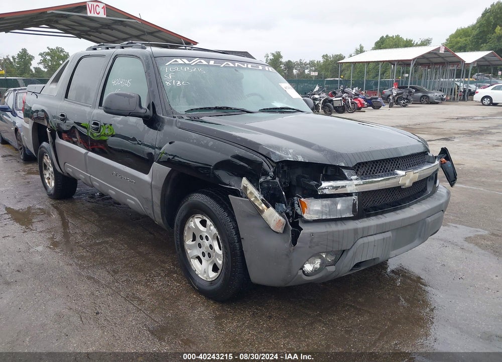 2002 CHEVROLET AVALANCHE 1500 VIN: 3GNEK13T92G113088