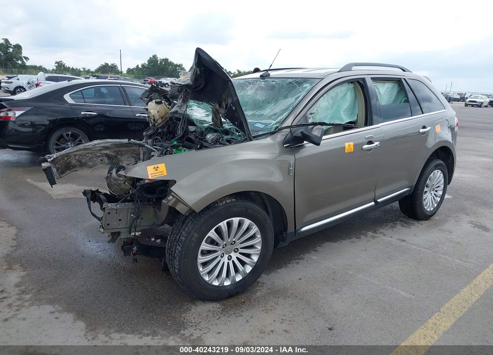 2012 LINCOLN MKX VIN: 2LMDJ6JK0CBL05762