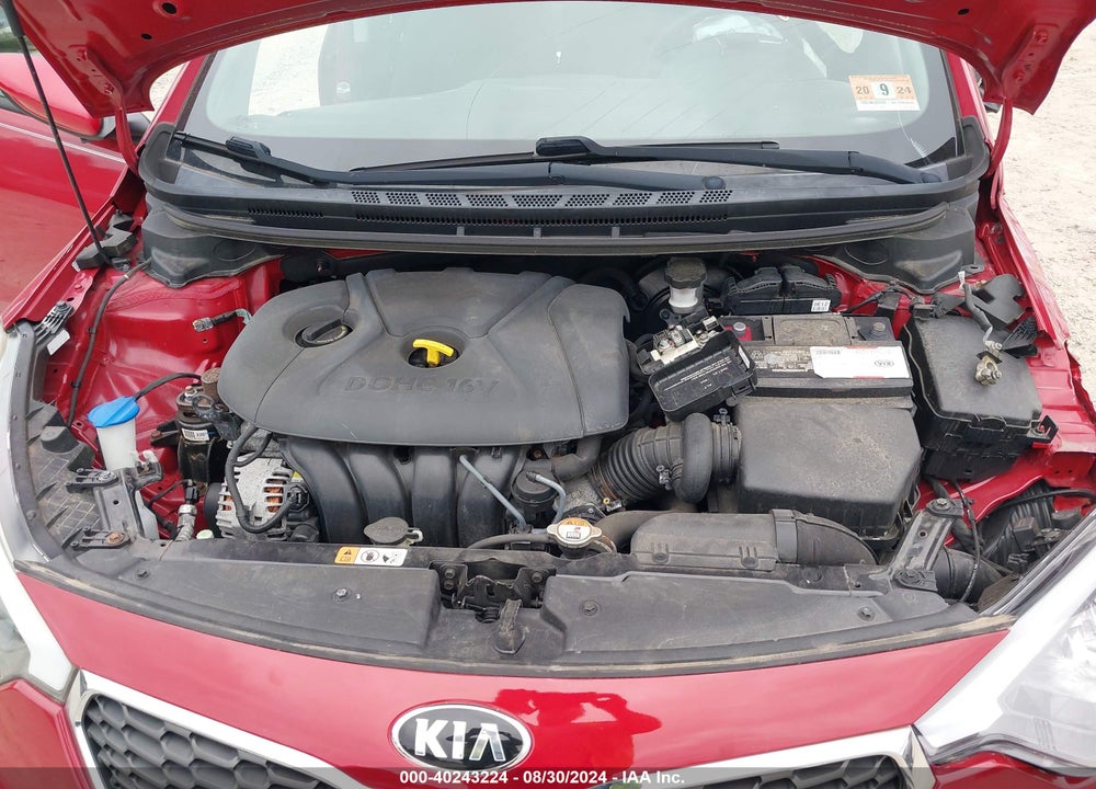 2016 KIA FORTE LX VIN: KNAFK4A61G5445663