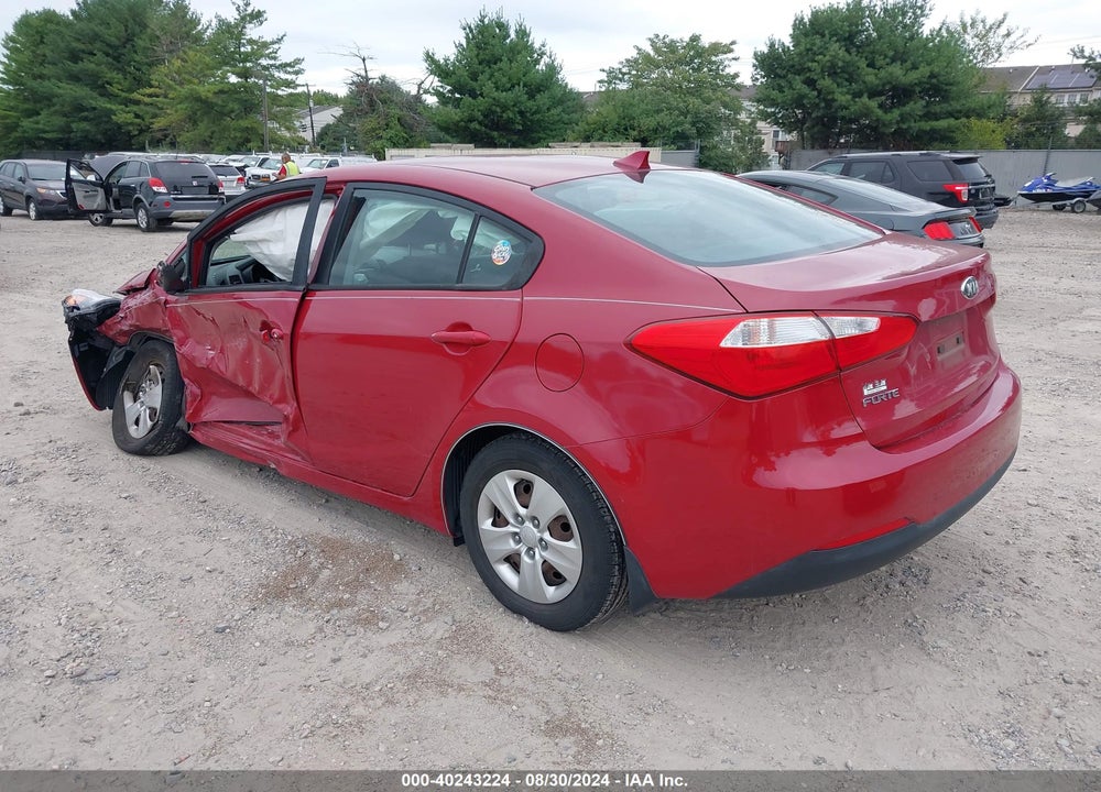 2016 KIA FORTE LX VIN: KNAFK4A61G5445663
