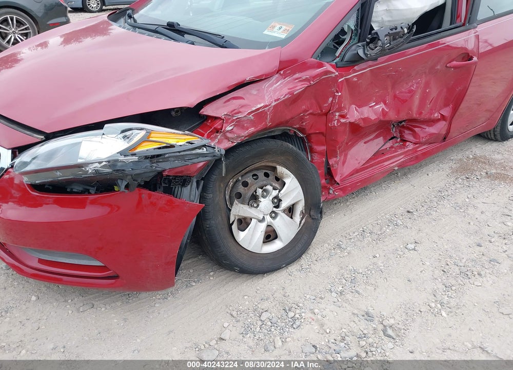 2016 KIA FORTE LX VIN: KNAFK4A61G5445663