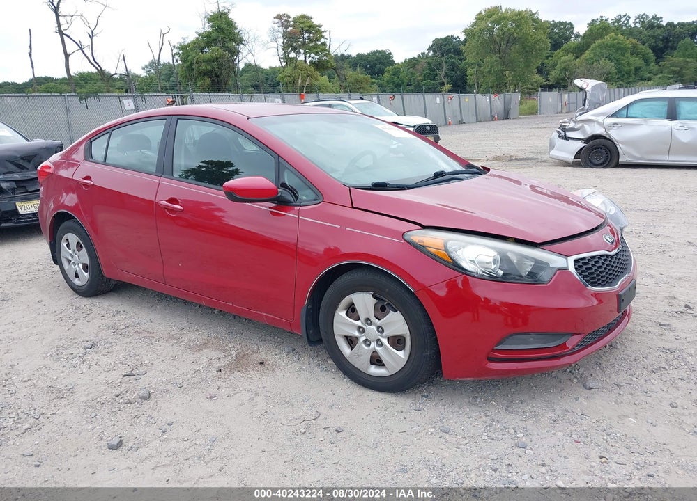 2016 KIA FORTE LX VIN: KNAFK4A61G5445663