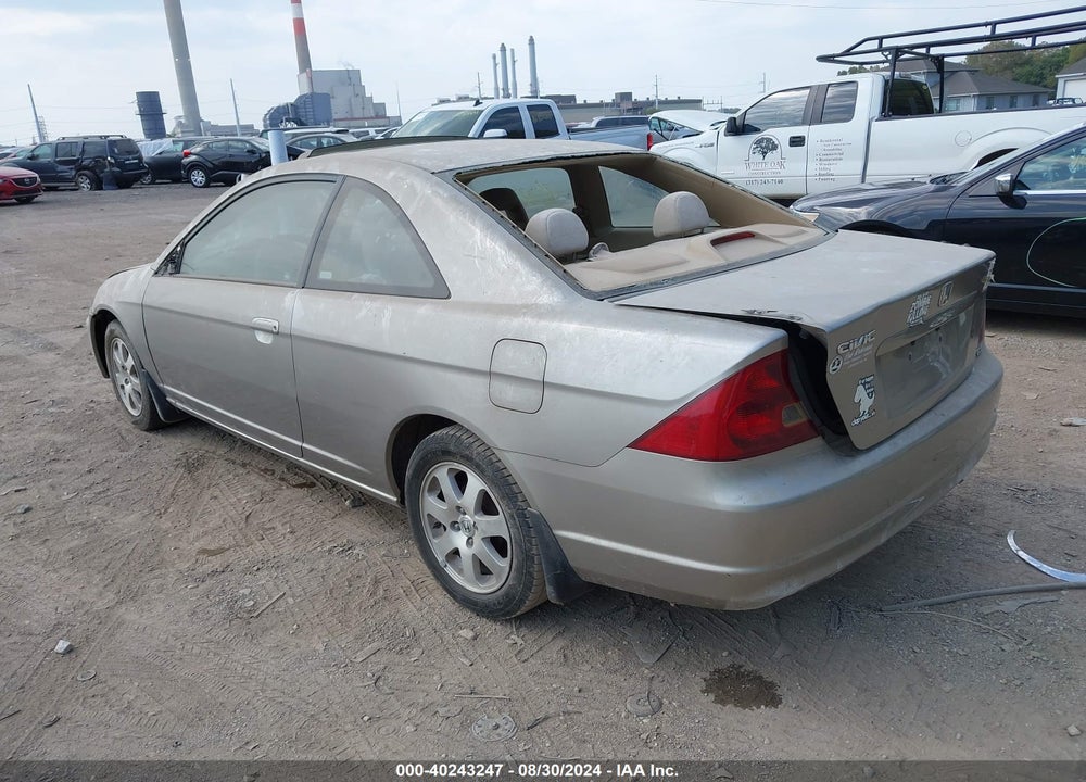 2003 HONDA CIVIC EX VIN: 1HGEM21983L022576