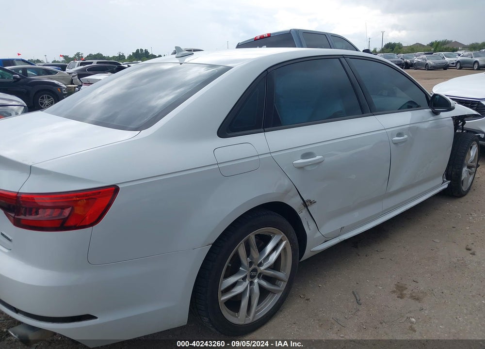 2017 AUDI A4 2.0T SEASON OF  PREMIUM VIN: WAUDNAF44HN046848
