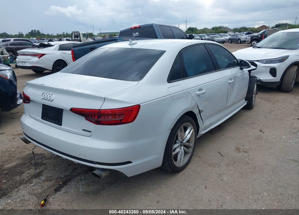 2017 AUDI A4 2.0T SEASON OF  PREMIUM VIN: WAUDNAF44HN046848