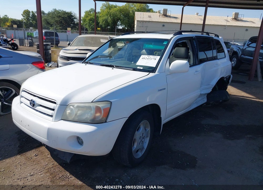 2006 TOYOTA HIGHLANDER LIMITED V6 VIN: JTEDP21A160102055