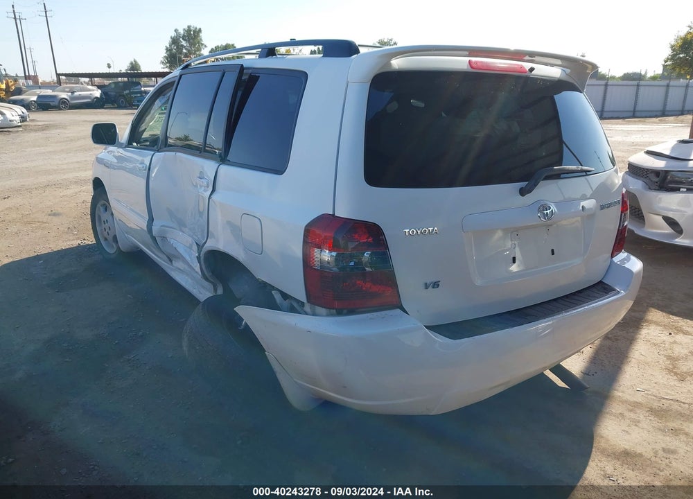 2006 TOYOTA HIGHLANDER LIMITED V6 VIN: JTEDP21A160102055