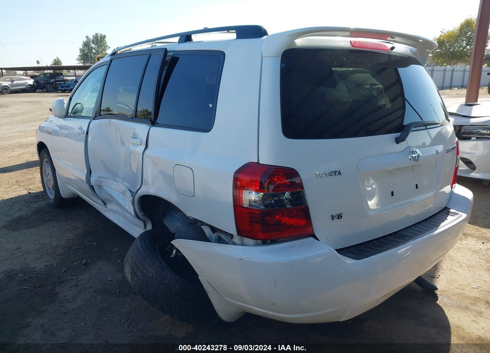 2006 TOYOTA HIGHLANDER LIMITED V6 VIN: JTEDP21A160102055