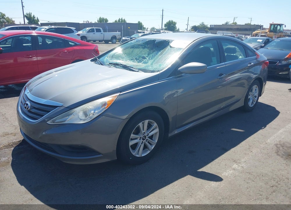 2014 HYUNDAI SONATA GLS VIN: 5NPEB4ACXEH863205