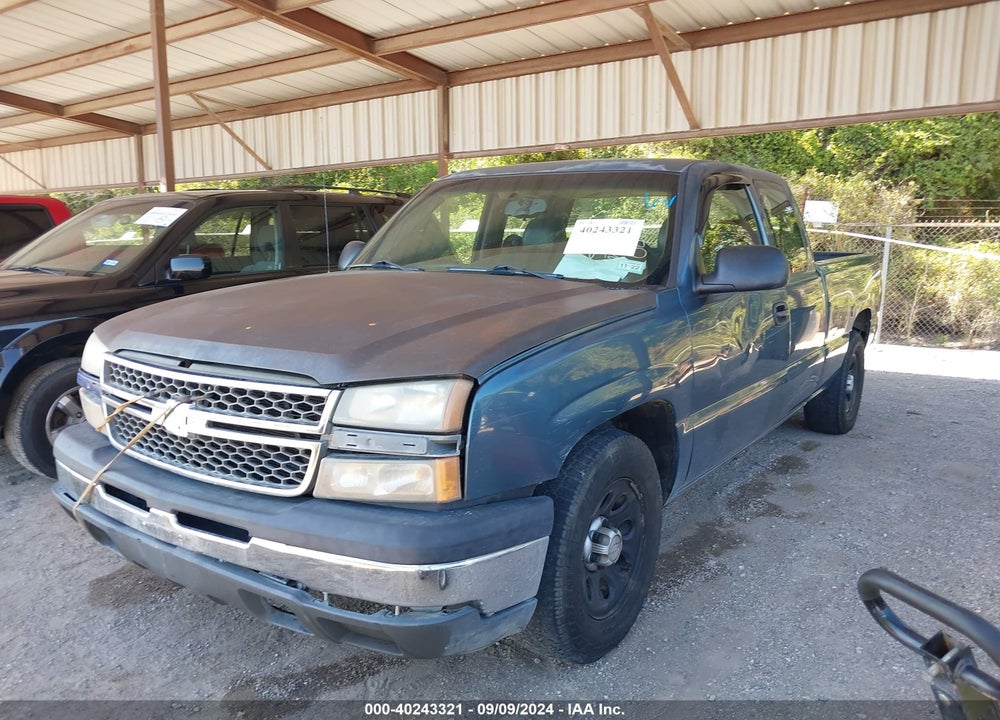 2006 CHEVROLET SILVERADO 1500 WORK TRUCK VIN: 1GCEC19X36Z204931