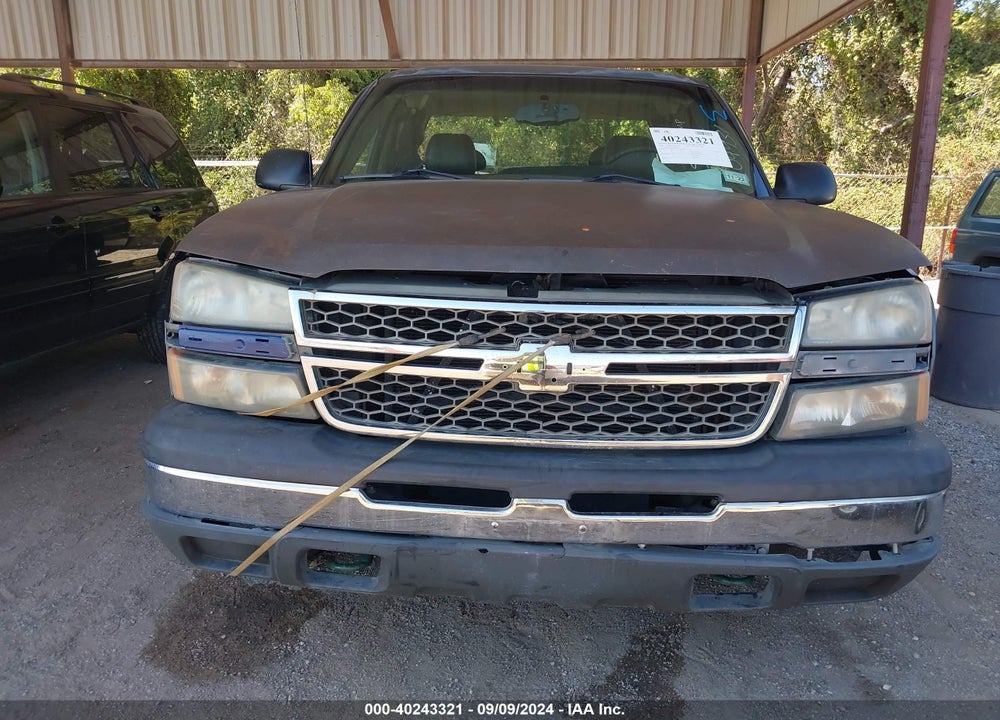 2006 CHEVROLET SILVERADO 1500 WORK TRUCK VIN: 1GCEC19X36Z204931