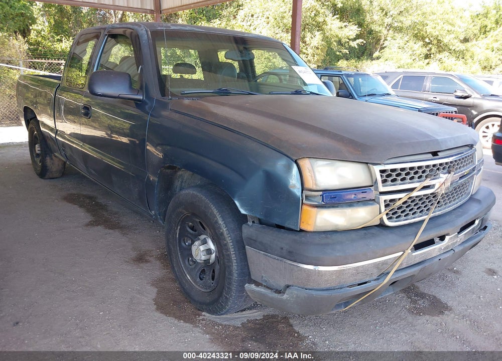 2006 CHEVROLET SILVERADO 1500 WORK TRUCK VIN: 1GCEC19X36Z204931