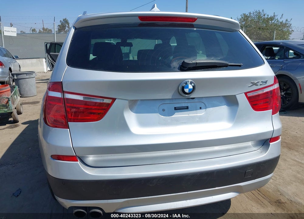 2013 BMW X3 XDRIVE28I VIN: 5UXWX9C58D0A08498