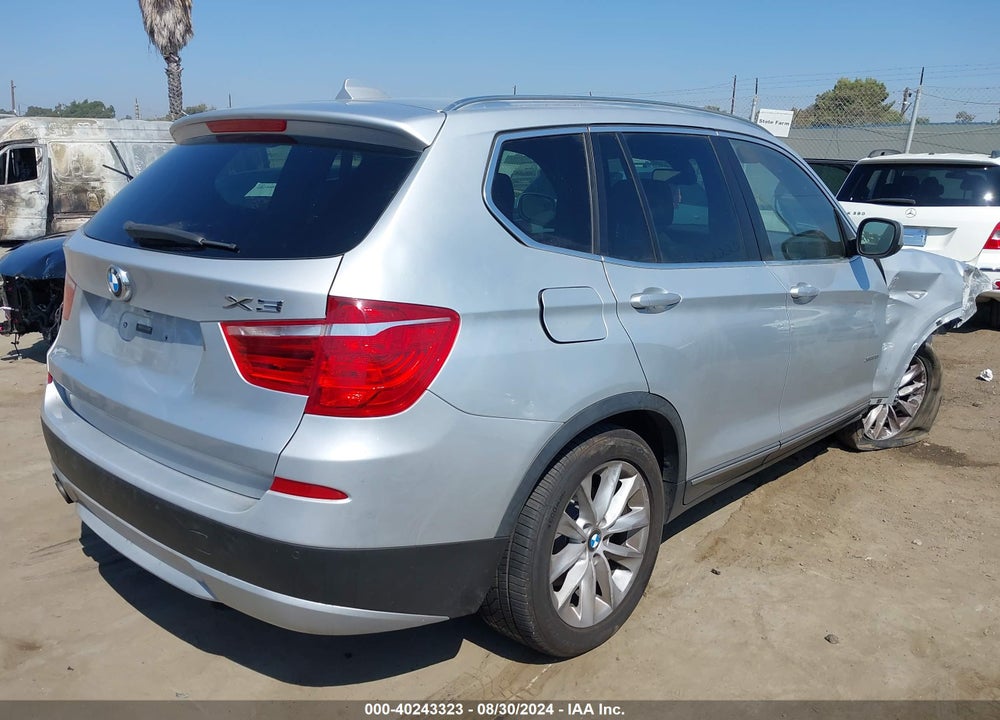 2013 BMW X3 XDRIVE28I VIN: 5UXWX9C58D0A08498