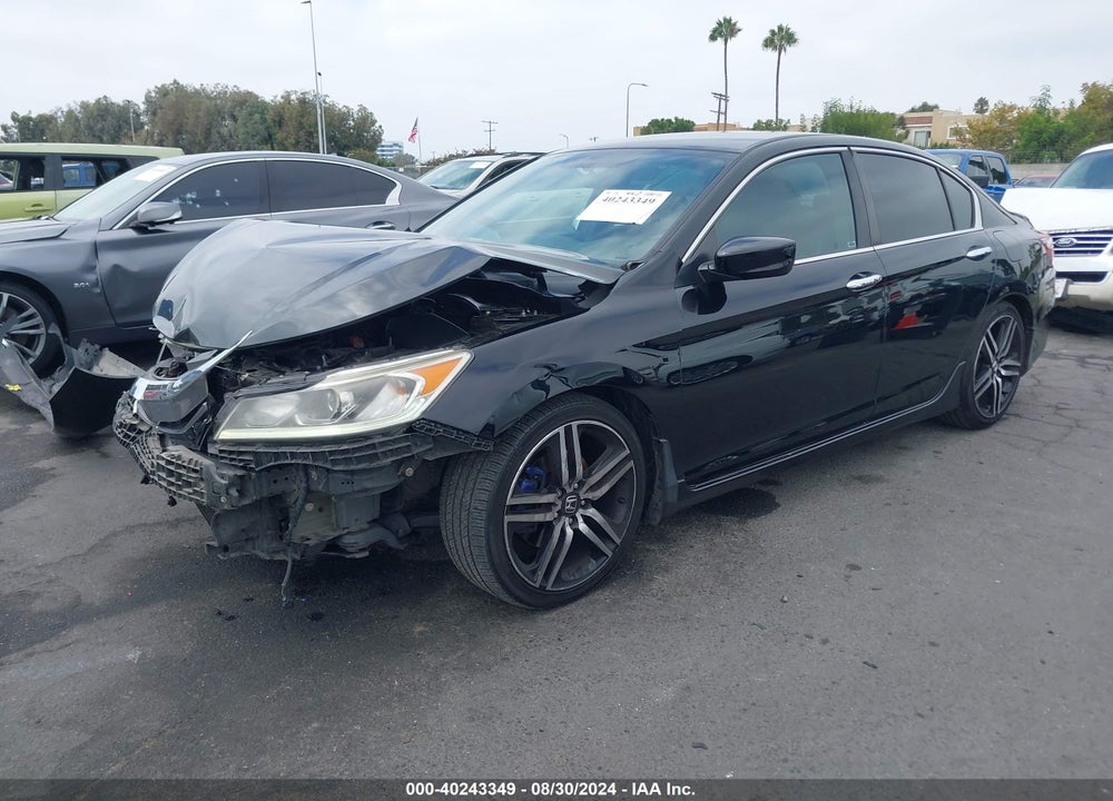 2017 HONDA ACCORD SPORT VIN: 1HGCR2F56HA127585