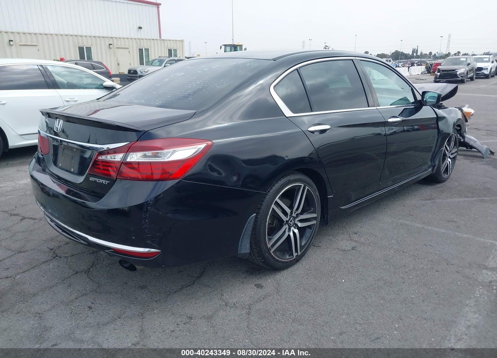 2017 HONDA ACCORD SPORT VIN: 1HGCR2F56HA127585