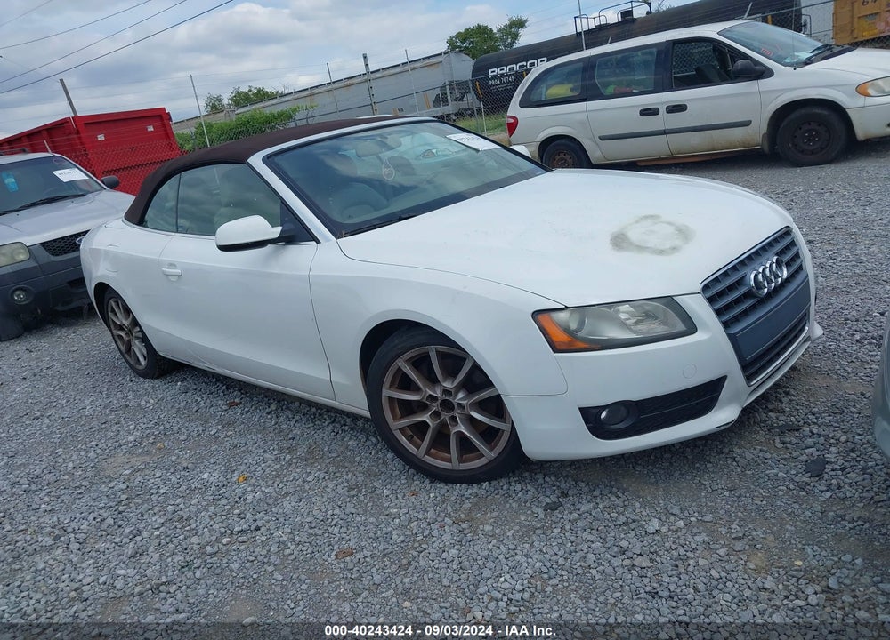 2010 AUDI A5 2.0T PREMIUM VIN: WAUAFAFH7AN019703