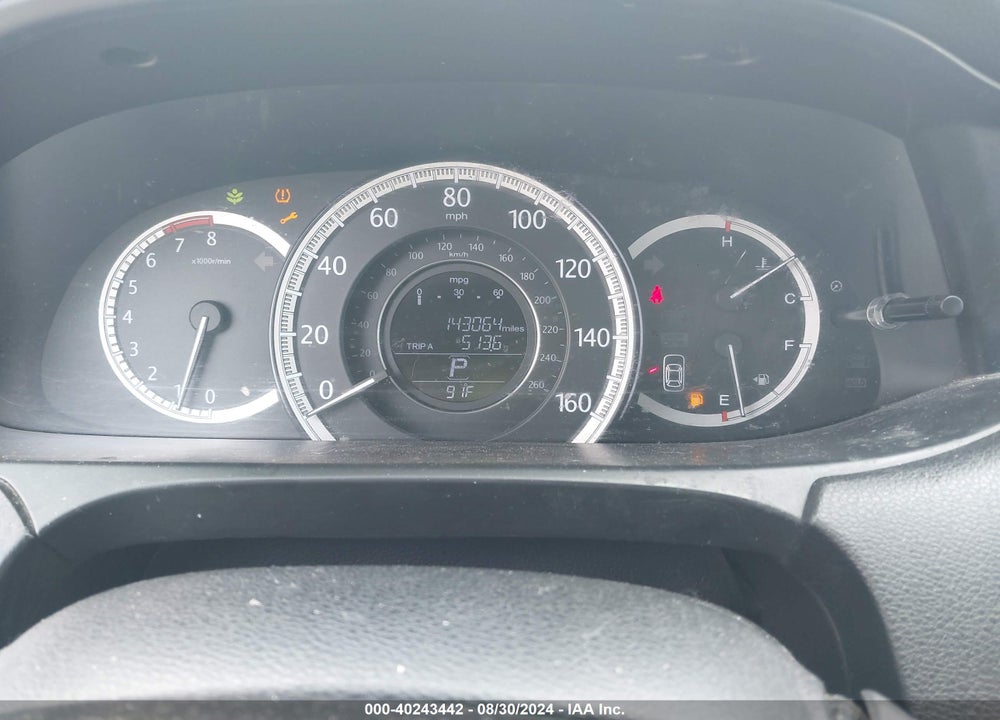 2013 HONDA ACCORD EX-L V-6 VIN: 1HGCR3F84DA025907