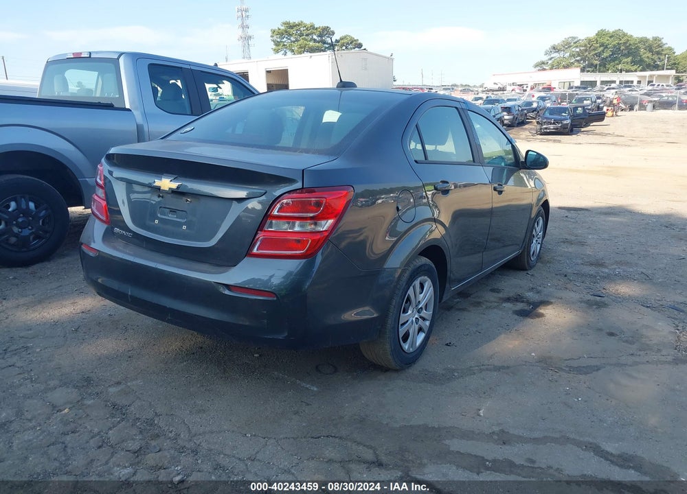 2017 CHEVROLET SONIC LS AUTO VIN: 1G1JB5SH8H4163300