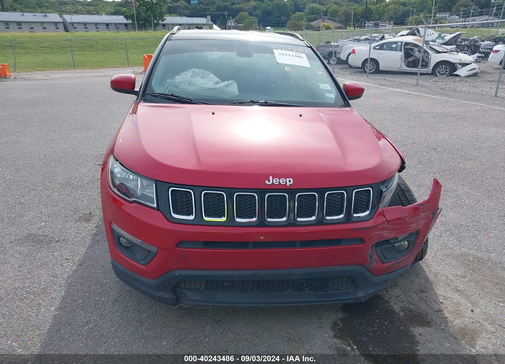 2018 JEEP COMPASS LATITUDE FWD VIN: 3C4NJCBBXJT169708