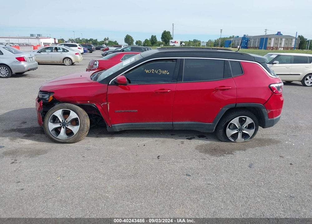 2018 JEEP COMPASS LATITUDE FWD VIN: 3C4NJCBBXJT169708