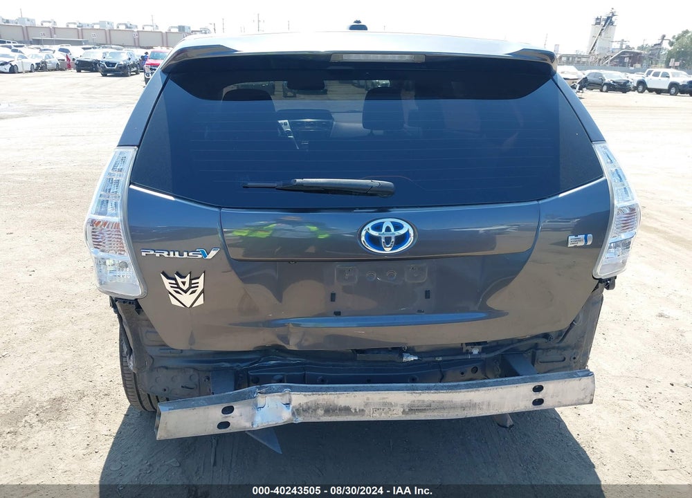 2012 TOYOTA PRIUS V FIVE VIN: JTDZN3EU8C3134179
