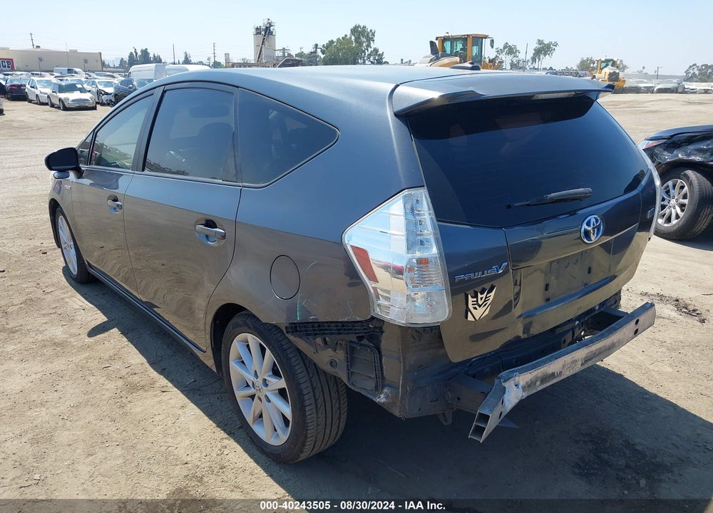 2012 TOYOTA PRIUS V FIVE VIN: JTDZN3EU8C3134179