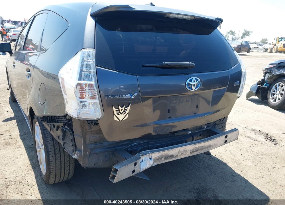 2012 TOYOTA PRIUS V FIVE VIN: JTDZN3EU8C3134179