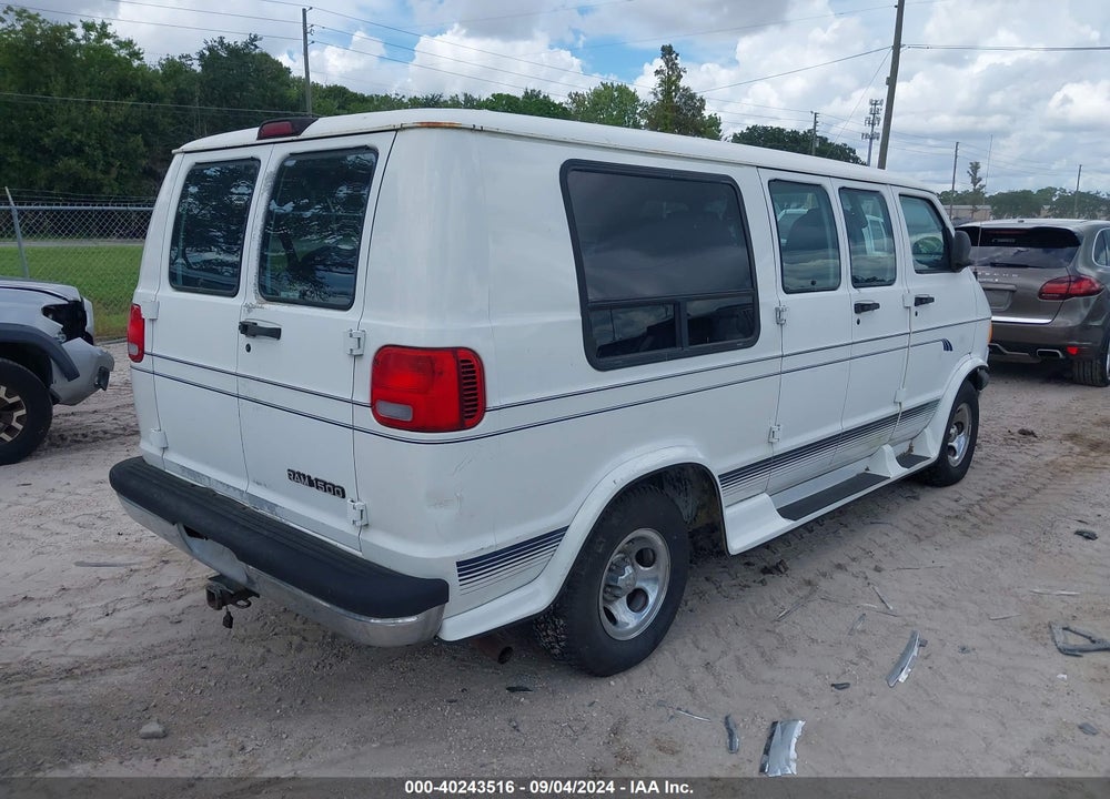 1998 DODGE RAM VAN 1500 COMMERCIAL/CONVERSION VIN: 2B6HB11Y5WK146056