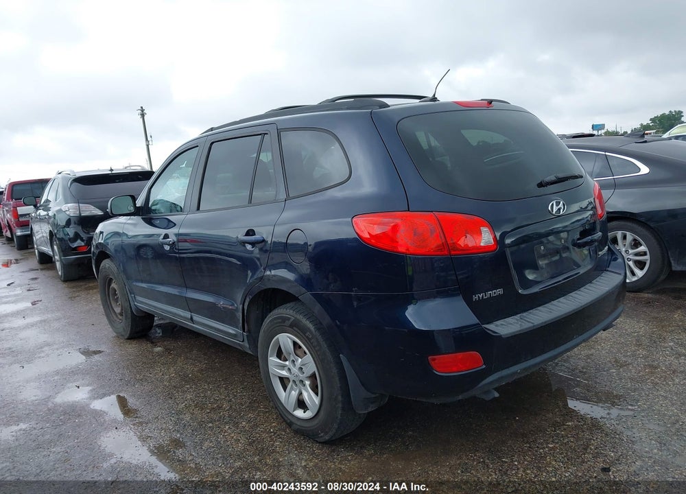 2009 HYUNDAI SANTA FE GLS VIN: 5NMSG13D89H299033
