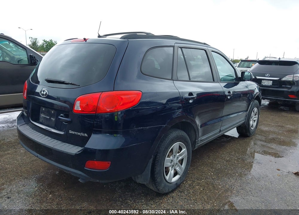 2009 HYUNDAI SANTA FE GLS VIN: 5NMSG13D89H299033