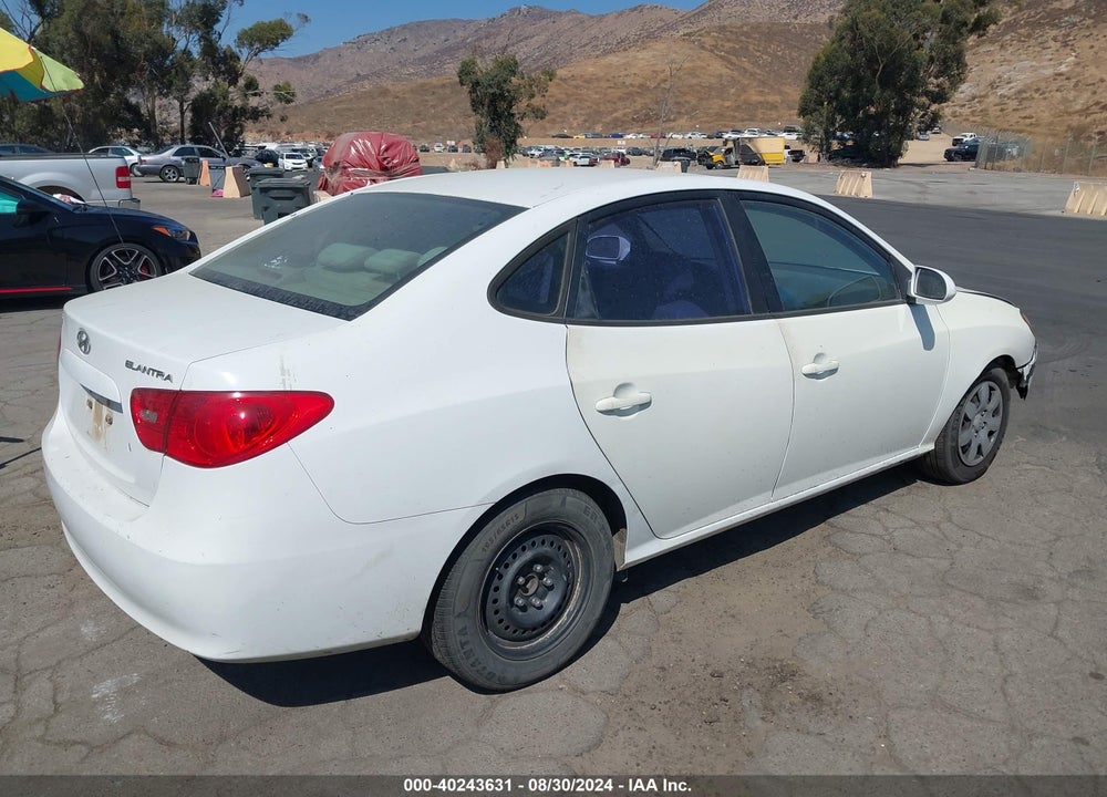 2007 HYUNDAI ELANTRA GLS/LIMITED/SE VIN: KMHDU46D87U046410