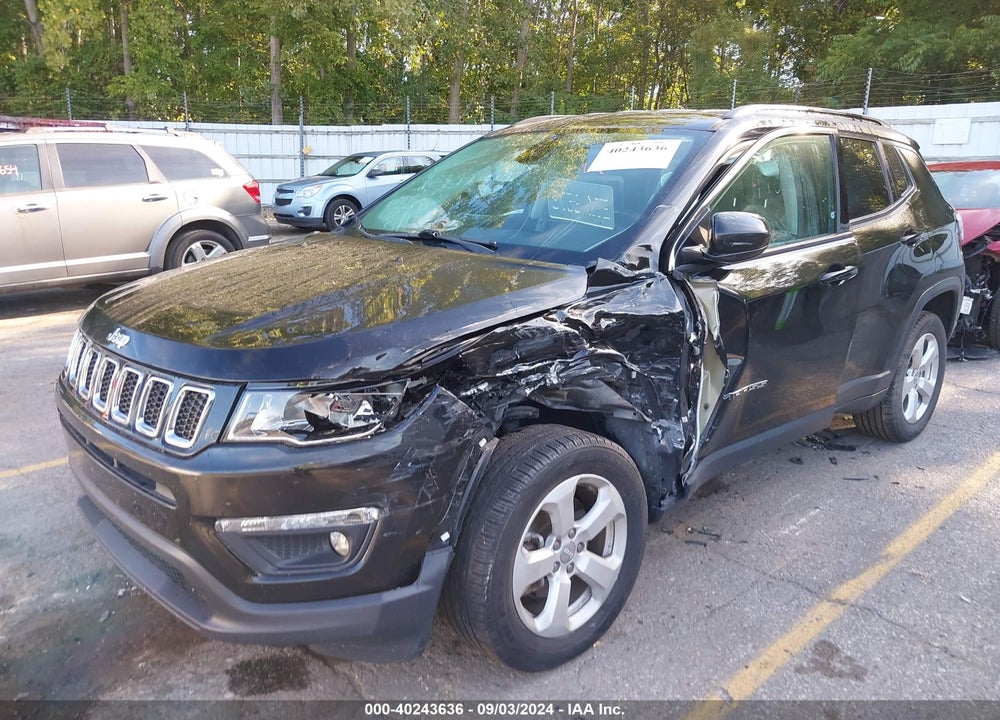 2018 JEEP COMPASS LATITUDE 4X4 VIN: 3C4NJDBB5JT349801